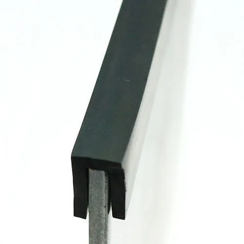 18mm x 15mm Square Channel Rubber Edge Trim (For 6mm Panel) 30m EPDM