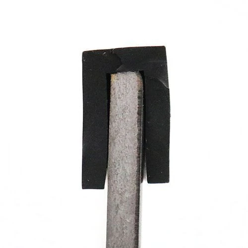 EPDM Rubber Edge Trim, Square Channel - 22mm Depth x 5m Length