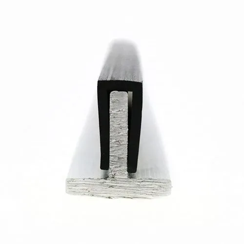 11mm x 13mm Square Channel Rubber Edge Trim (For 9mm Panel) 50m EPDM