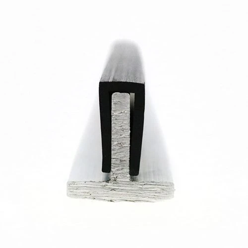 11mm x 13mm Square Channel Rubber Edge Trim (For 9mm Panel) 5m EPDM