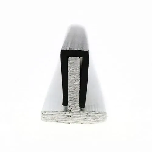 24mm x 15mm Square Channel Rubber Edge Trim (For 9mm Panel) 30m EPDM