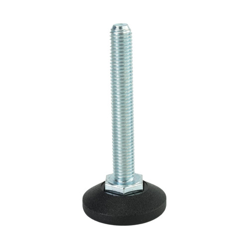 M10 x 70mm Fixed Thread Adjustable Feet, 38mm Base