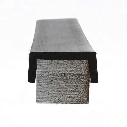 9mm x 25mm Square Channel Rubber Edge Trim (For 19mm Panel) 30m EPDM
