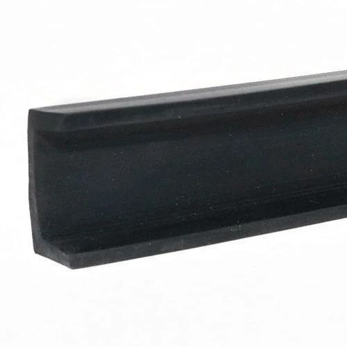 EPDM Rubber Edge Trim, Square Channel - 12mm Depth x 30m Length