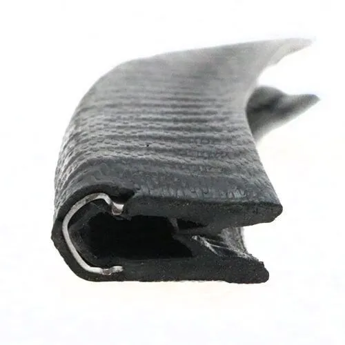 Reinforced Edge Trim, Rubber & Steel - 14.5mm Depth x 5m