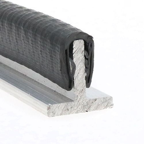 Reinforced Edge Trim, Rubber & Steel - 17mm Depth x 5m