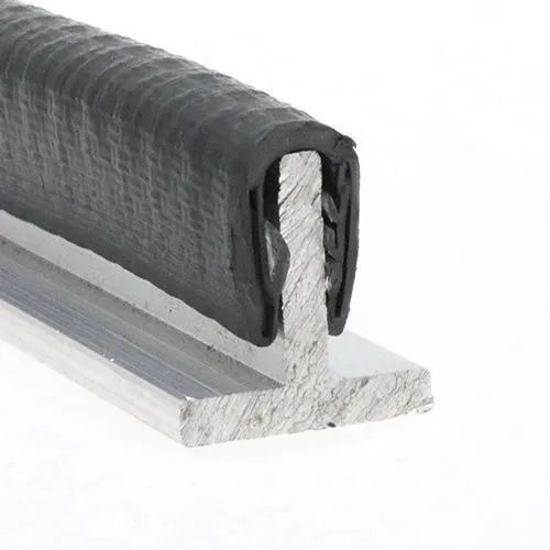 Reinforced Edge Trim, Rubber & Steel - 17mm Depth x 5m