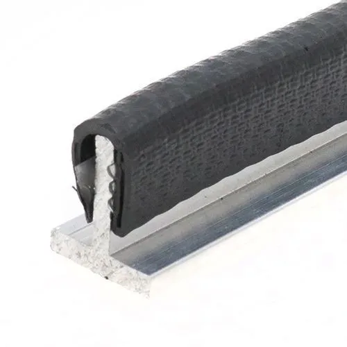 Reinforced Edge Trim, Rubber & Steel - 17mm Depth x 5m