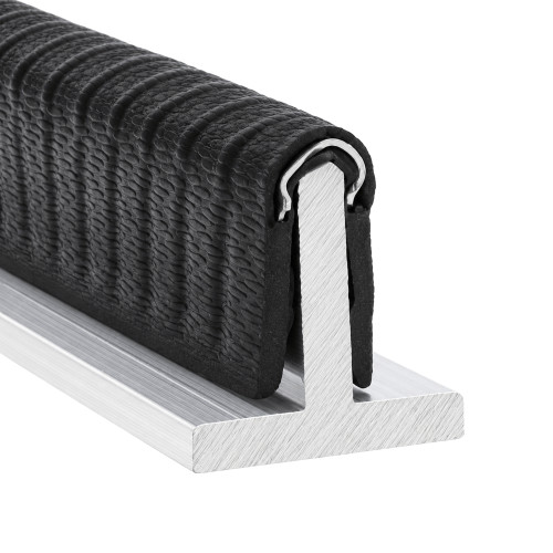 14.5mm x 10.5mm Heavy Duty Edging (For 2-5mm Panel) Reinforced 50m Black