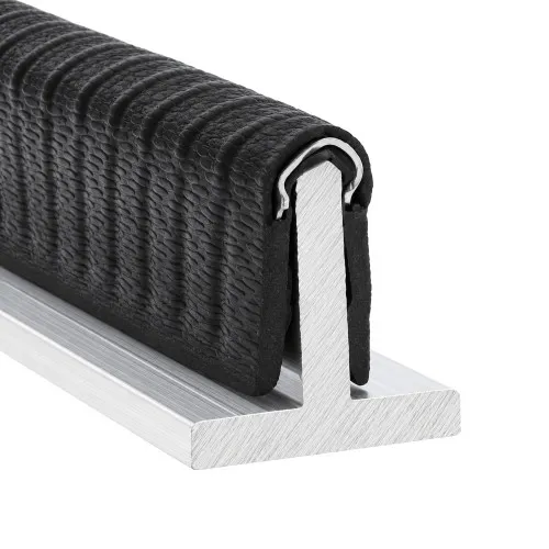 14.5mm x 10.5mm Heavy Duty Edging (For 2-5mm Panel) Reinforced 50m Black