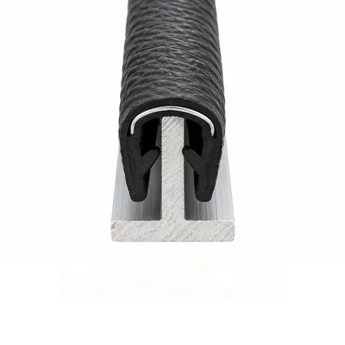 14.5mm x 10.5mm Heavy Duty Edging (For 2-5mm Panel) Reinforced 50m Black
