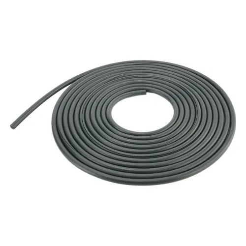 EPDM Rubber Edge Trim, U Channel - 6mm Depth x 50m Length
