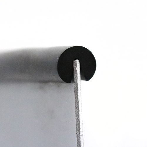 EPDM Rubber Edge Trim, U Channel - 6mm Depth x 5m Length