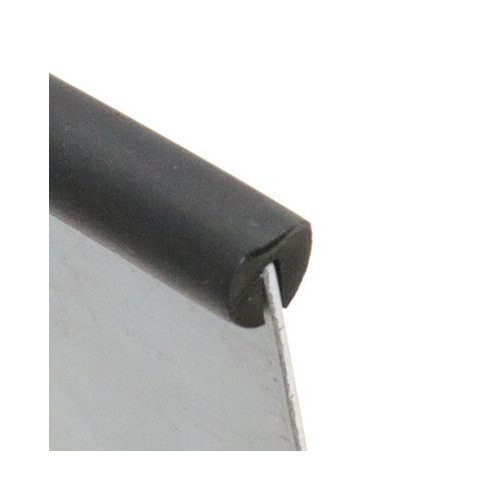 5.5mm x 9.5mm U Channel Rubber Edge Trim - O Profile  (For 1.6mm Panel) 5m EPDM