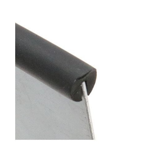 EPDM Rubber Edge Trim, U Channel - 9.5mm Depth x 5m Length