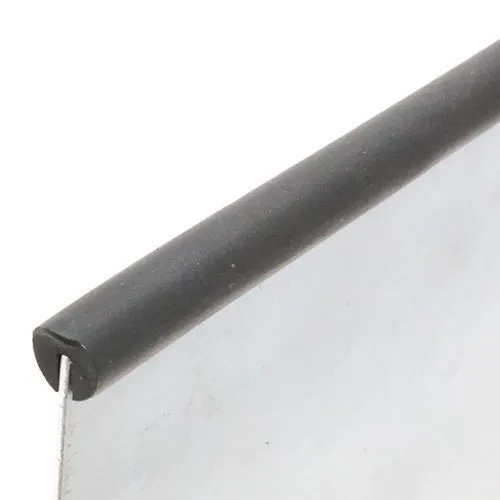 5.5mm x 9.5mm U Channel Rubber Edge Trim - O Profile  (For 1.6mm Panel) 5m EPDM