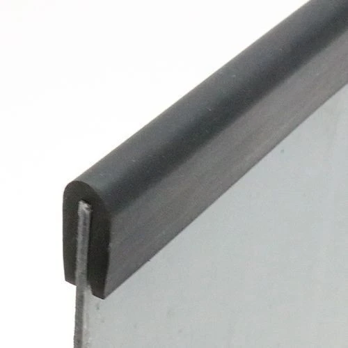 EPDM Rubber Edge Trim, U Channel - 15mm Depth x 50m Length