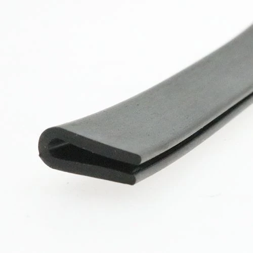 EPDM Rubber Edge Trim, U Channel - 15mm Depth x 5m Length