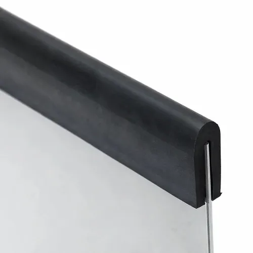 19mm x 10.4mm U Channel Rubber Edge Trim (For 2mm Panel) 50m EPDM