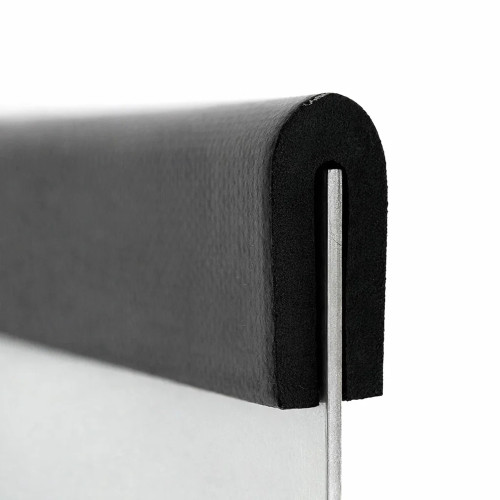 19mm x 10.4mm U Channel Rubber Edge Trim (For 2mm Panel) 5m EPDM