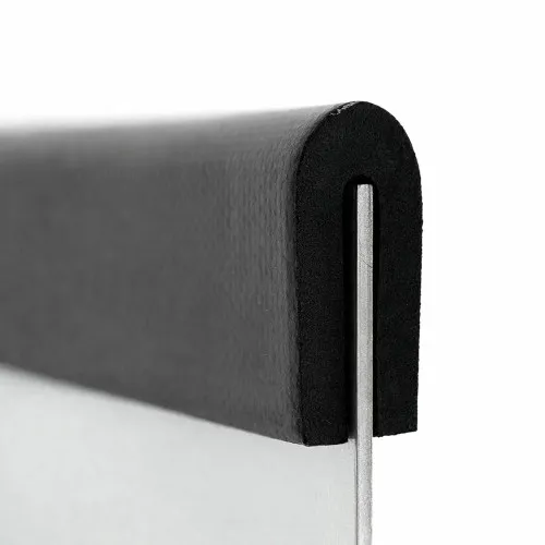 19mm x 10.4mm U Channel Rubber Edge Trim (For 2mm Panel) 5m EPDM