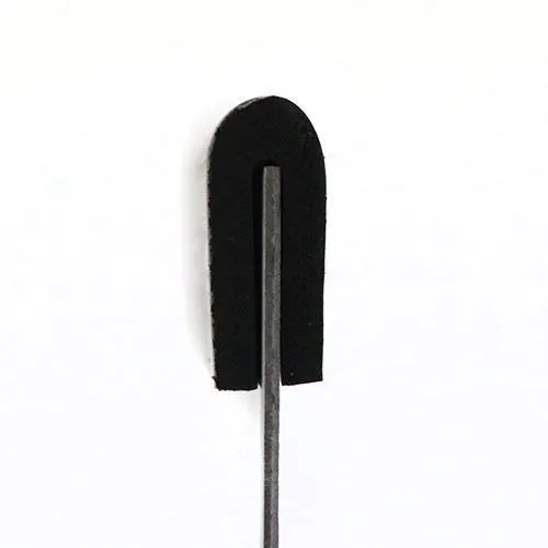 9mm x 7.4mm U Channel Rubber Edge Trim (For 2mm - 3mm Panel) 5m EPDM