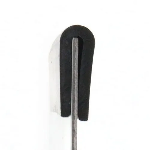 3mm x 8.4mm U Channel Rubber Edge Trim (For 2mm - 4mm Panel) 5m EPDM