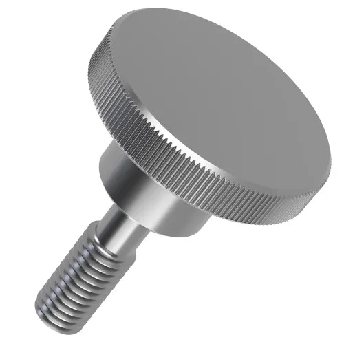 M3 x 16mm Captive Knurled Thumb Screw (~DIN 464) | A1 Stainless Steel