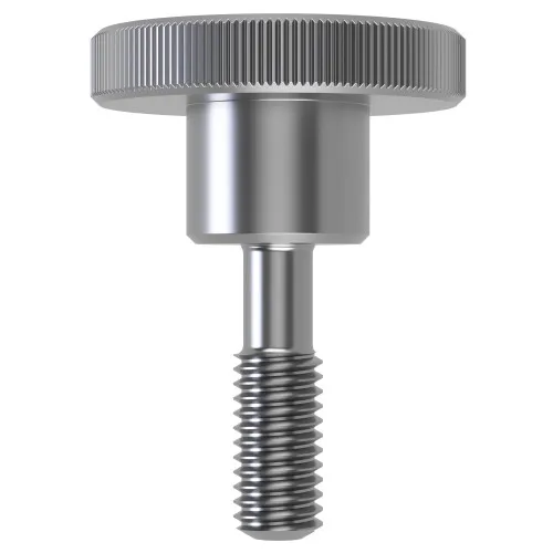 M3 x 20mm Captive Knurled Thumb Screw (~DIN 464) | A1 Stainless Steel