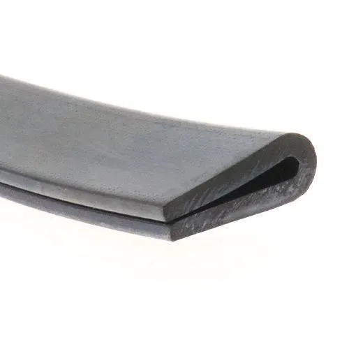3mm x 8.4mm U Channel Rubber Edge Trim (For 2mm - 4mm Panel) 5m EPDM