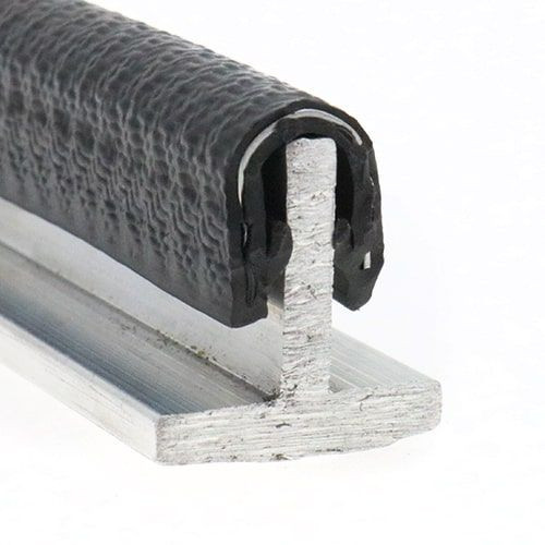 Reinforced Edge Trim, Rubber & Steel - 9.5mm Depth x 5m