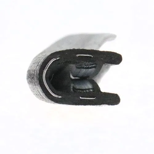 Reinforced Edge Trim, Rubber & Steel - 14mm Depth x 50m