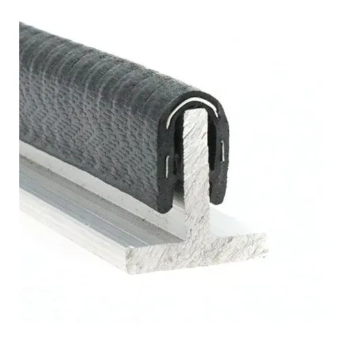 Reinforced Edge Trim, Rubber & Steel - 14mm Depth x 5m