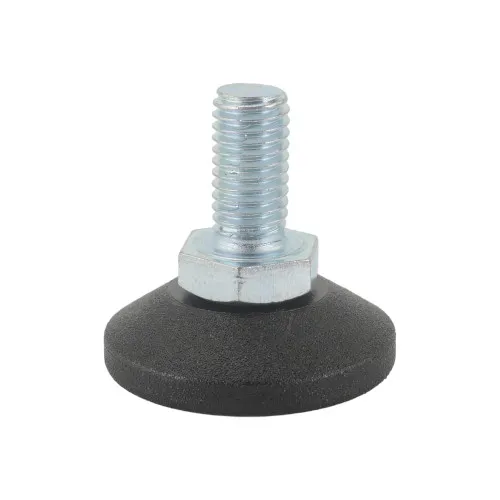 M10 x 20mm Swivel Foot - 38mm Base (550kg Load) | Polyethylene