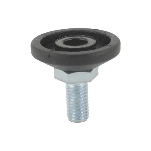 M10 x 20mm Swivel Foot - 38mm Base (550kg Load) | Polyethylene