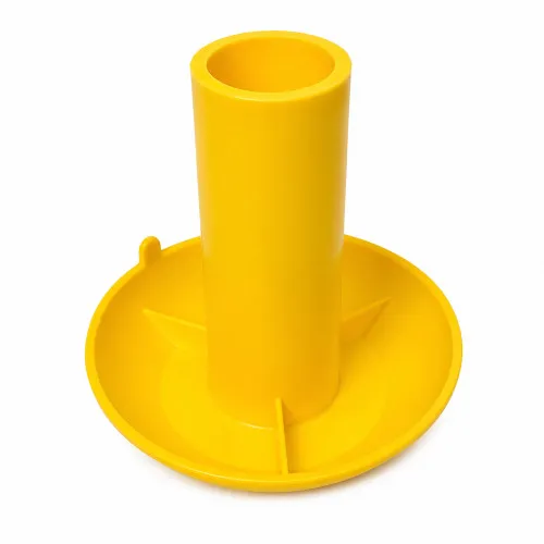 8-18mm Mushroom Cap for Rebar | 50mm Yellow LDPE