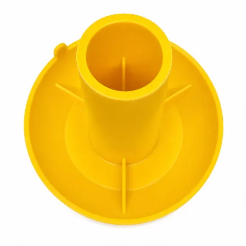 8-18mm Mushroom Cap for Rebar | 50mm Yellow LDPE