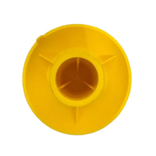 8-18mm Mushroom Cap for Rebar | 50mm Yellow LDPE