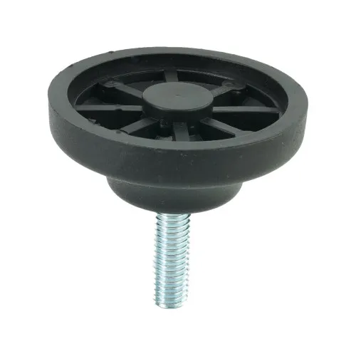 M8 x 25mm Plastic Adjustable Foot - 50mm Standard Base | 600kg Load