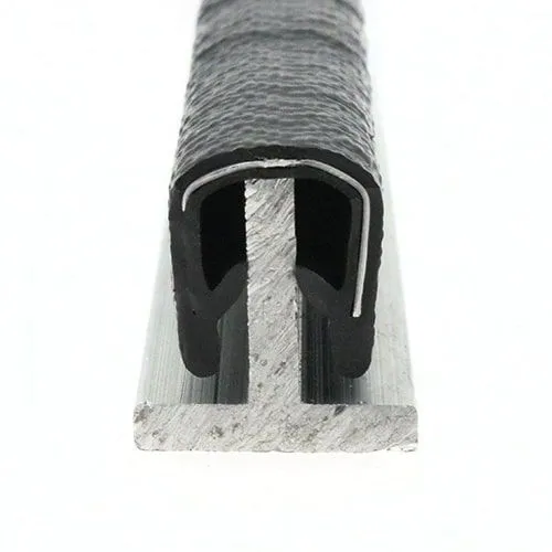 Reinforced Edge Trim, Rubber & Steel - 15mm Depth x 5m