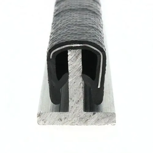 Reinforced Edge Trim, Rubber & Steel - 15mm Depth x 50m