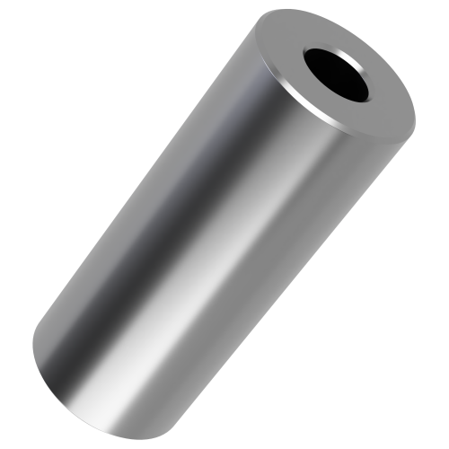 2.7mm ID x 10mm Length A1 Stainless Steel Spacer (6mm OD)
