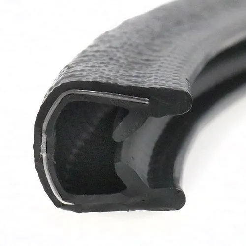 Reinforced Edge Trim, Rubber & Steel - 15mm Depth x 50m