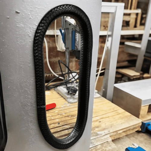 15mm x 17mm Heavy Duty Edging (For 10-12mm Panel) Reinforced 50m PVC
