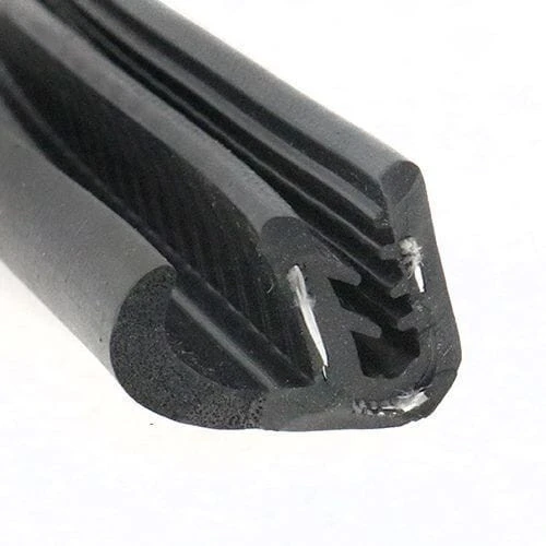 18mm x 16.5mm Door Trim (For 2-3mm Panel) Side Lip 50m EPDM