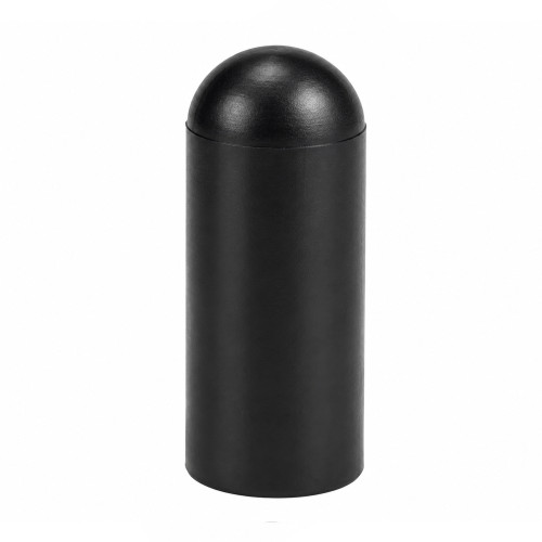 9.53mm x 25.4mm EPDM Cap (Black) 1.52mm Wall Thickness