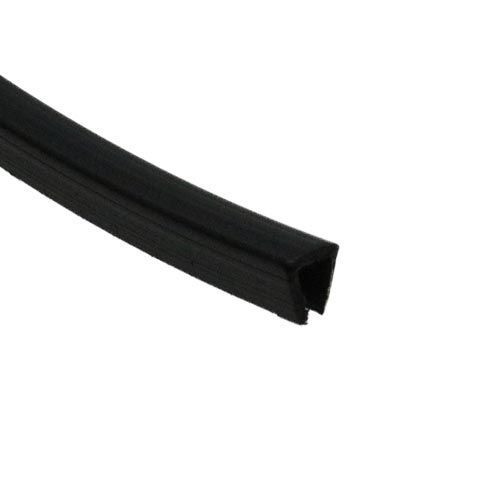 0.9-1.8mm Black Nylon Grommet Strip – Serrated With Adhesive