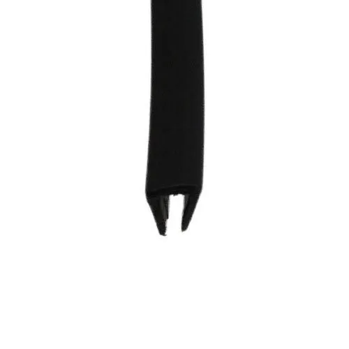 0.9-1.8mm Black Nylon Grommet Strip – Serrated With Adhesive