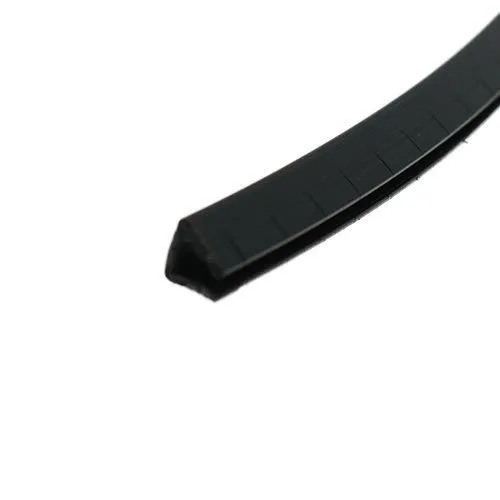 0.9-1.8mm Black Nylon Grommet Strip – Serrated With Adhesive
