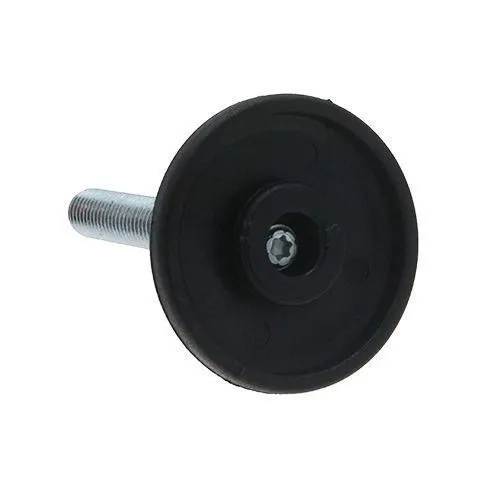 M12 x 70mm Swivel Foot - 38mm Base (650kg Load) | Polyethylene